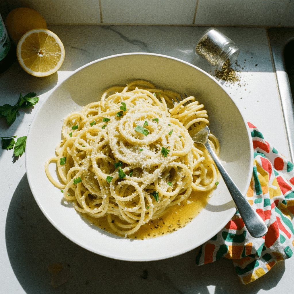 Creamy Lemon Spaghetti