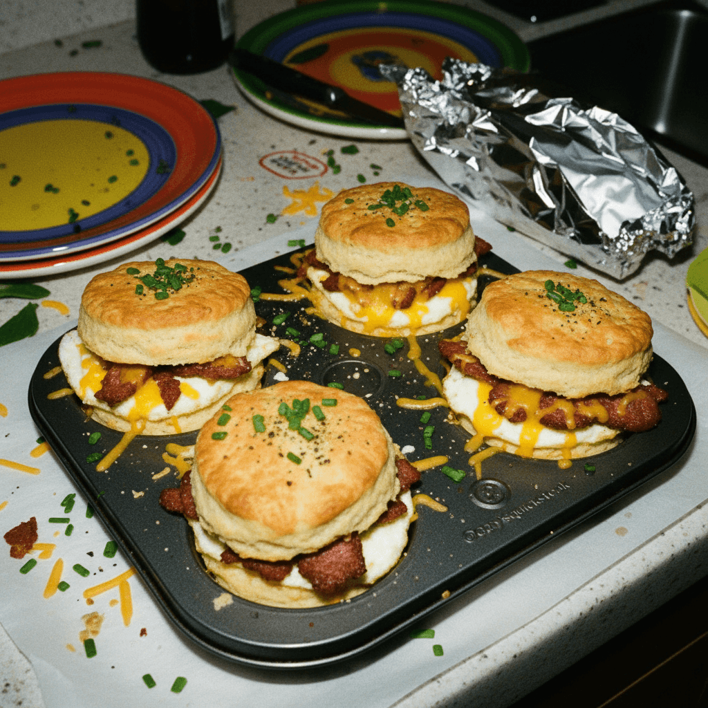 Steak & Egg Breakfast Sandwiches