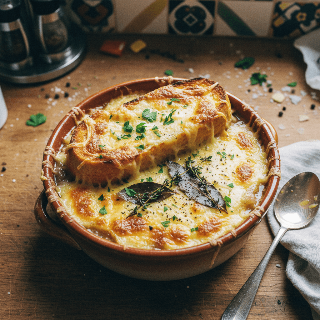 Französische Zwiebelsuppe