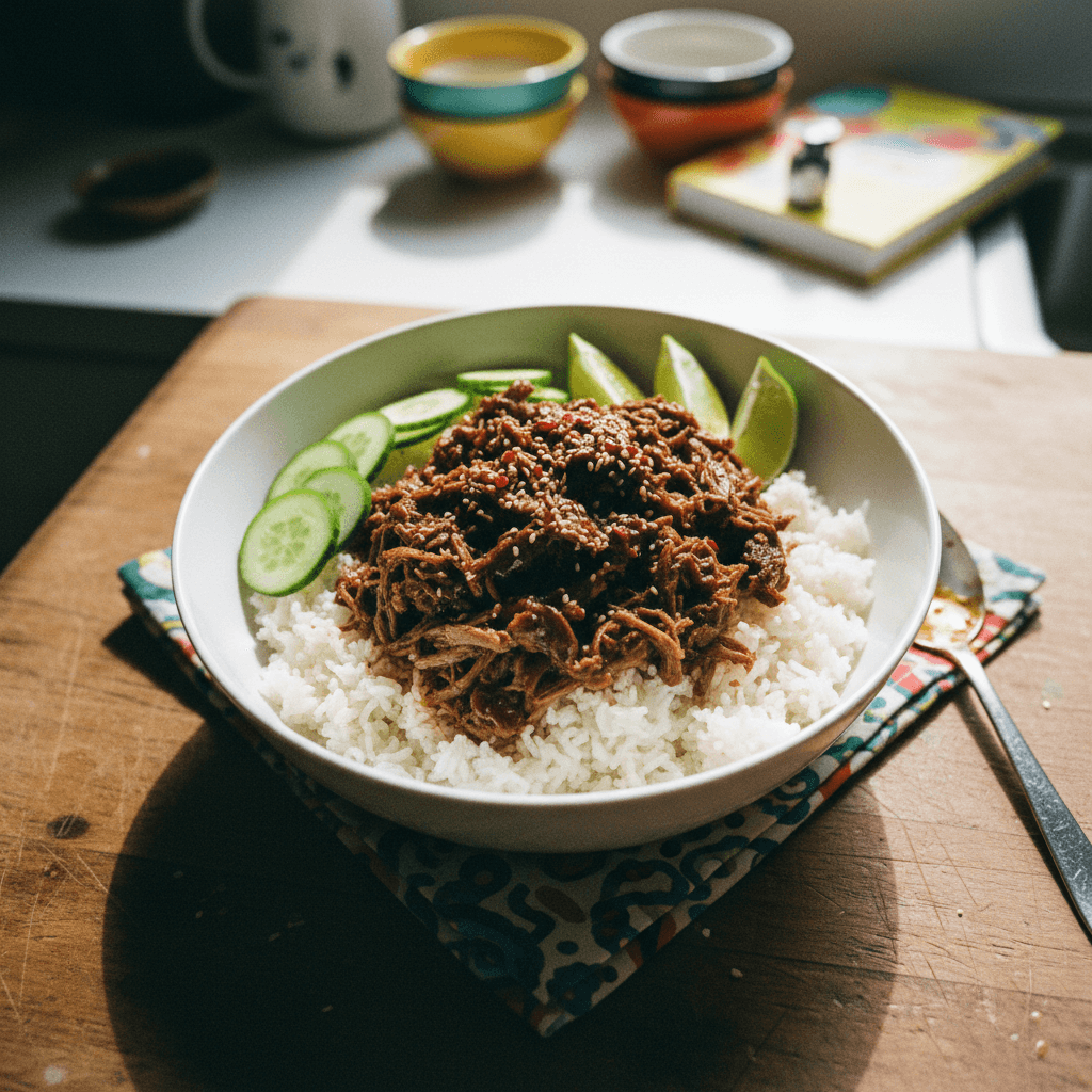 Korean Pulled Beef Bowl