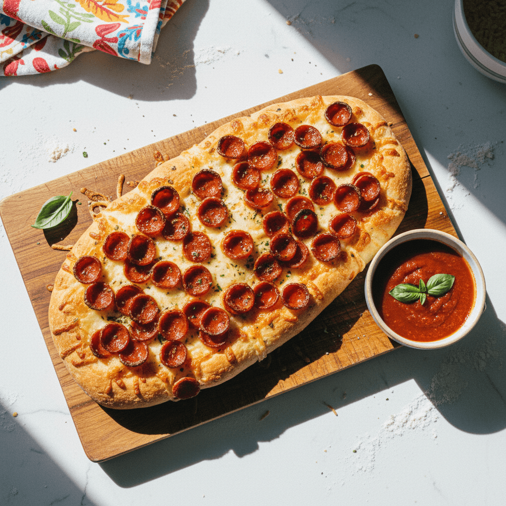 Pepperoni Cheesy Bread