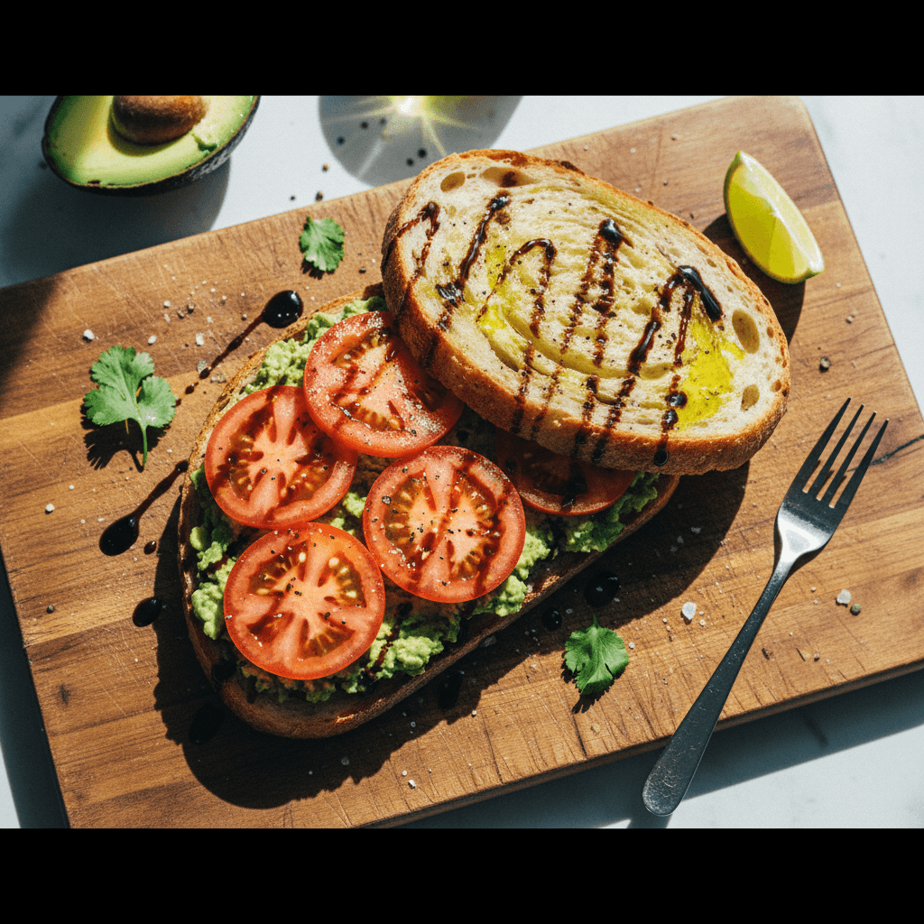 Tomato & Avocado Sandwich