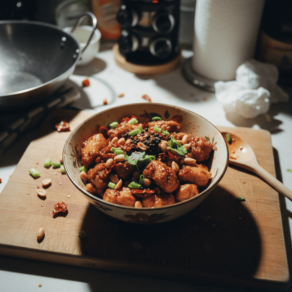 Wok-Fired Kung Pao Chicken: The Wolf's Way!