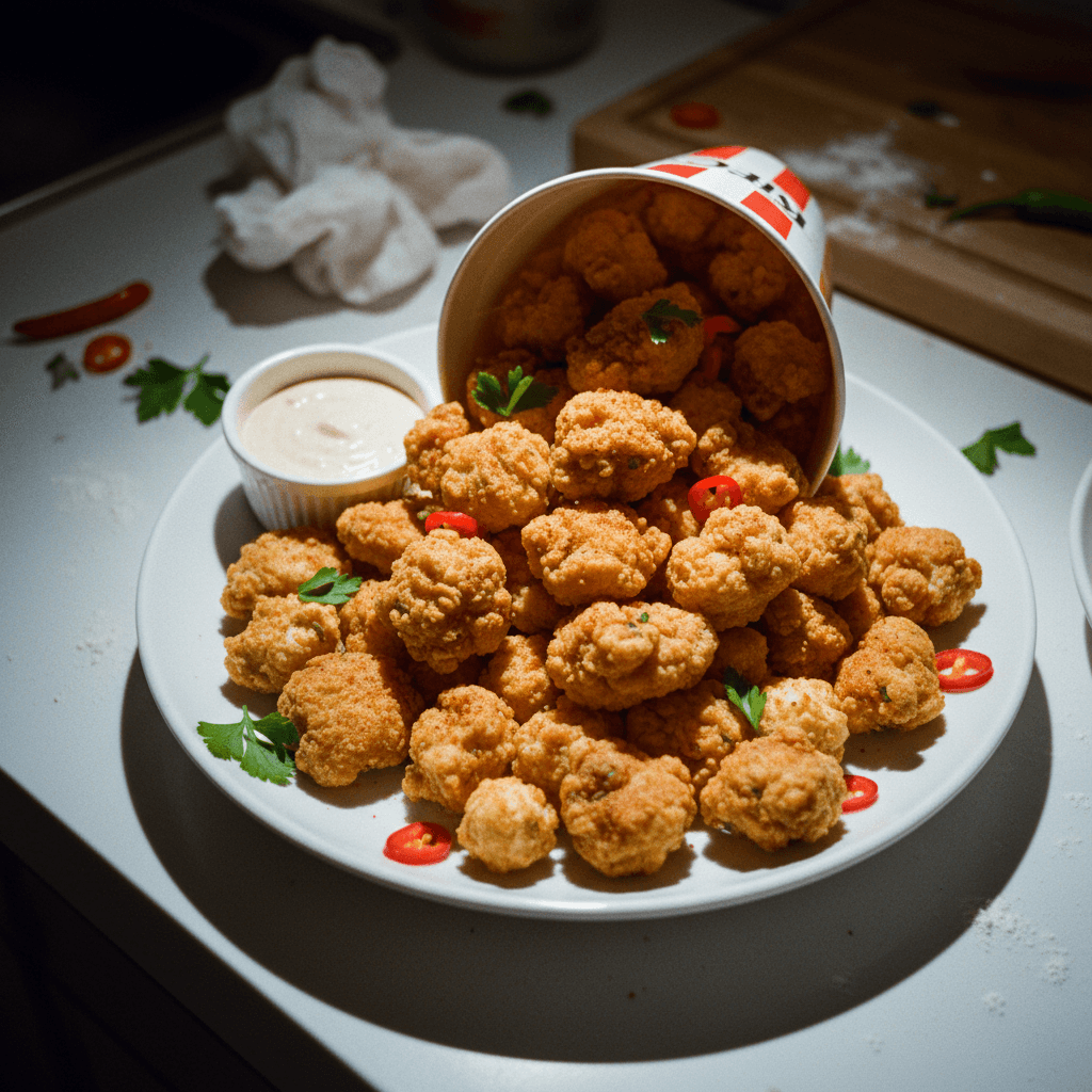 KFC style Chicken Popcorn