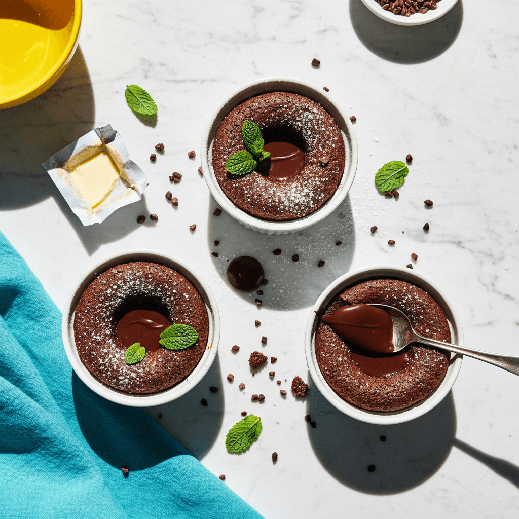 Air Fryer Choco Lava Cake