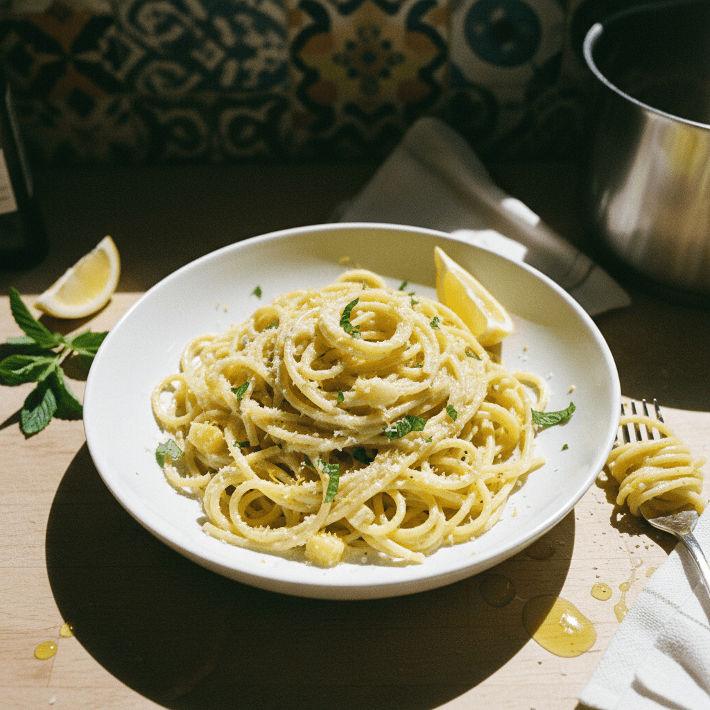 Creamy Lemon Spaghetti