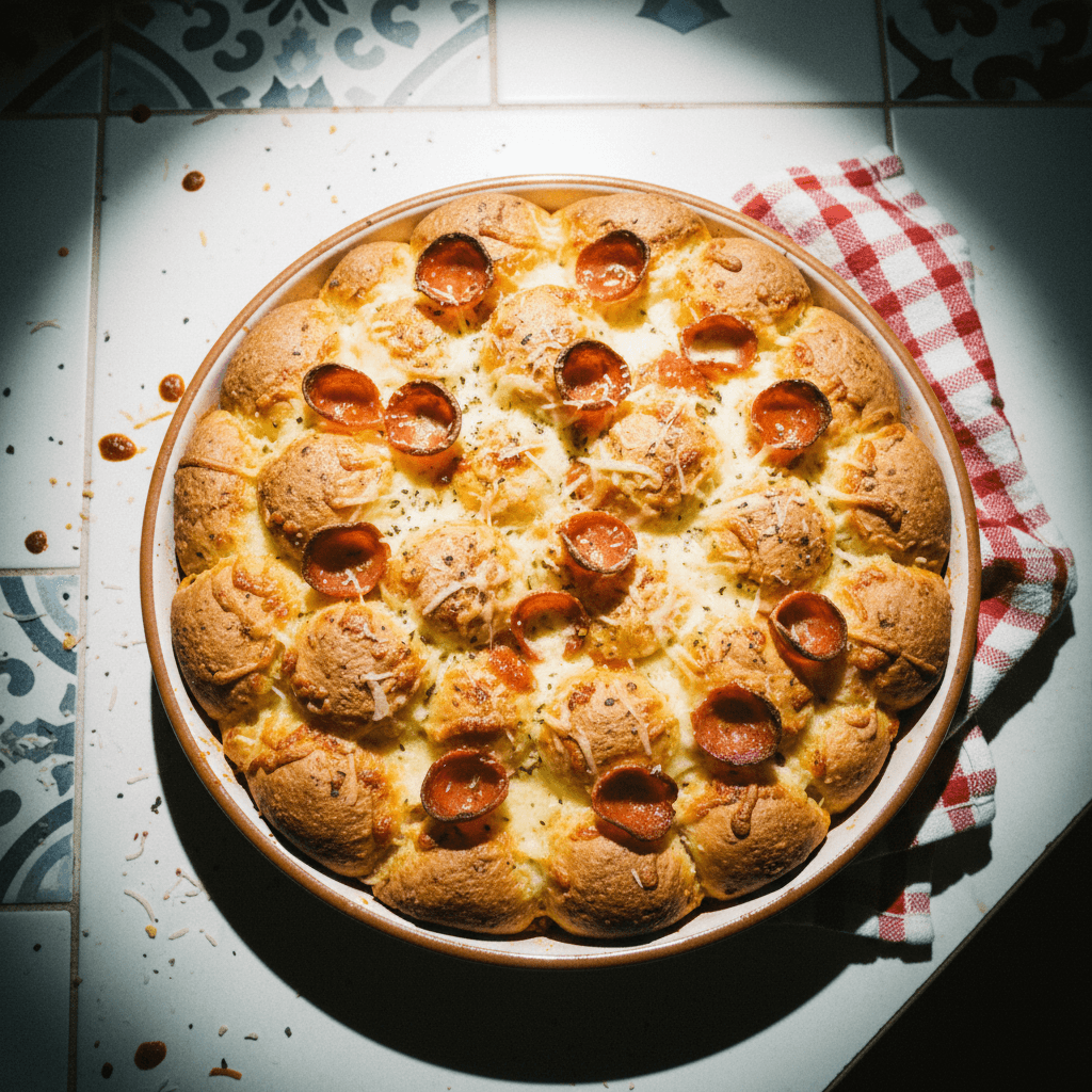 Pull-Apart Bubble Pizza Bread