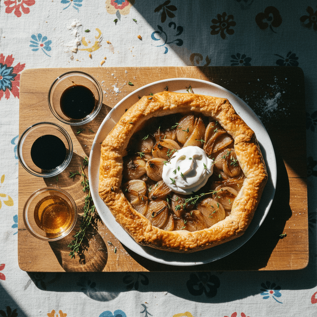 Quick Shallot Tart