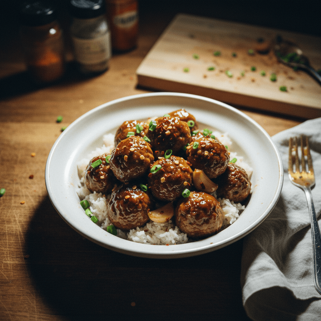 Honey Garlic Meatballs