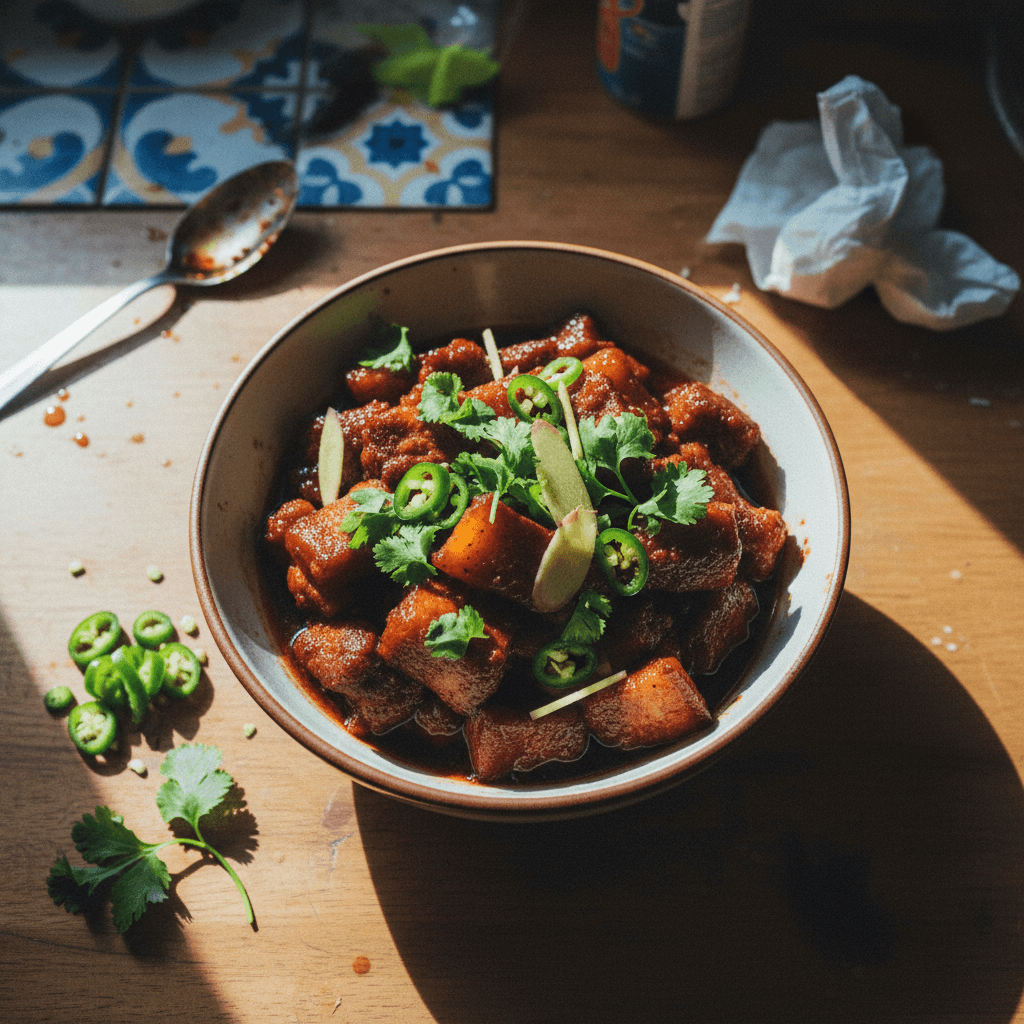 Burmese Style Pork Belly