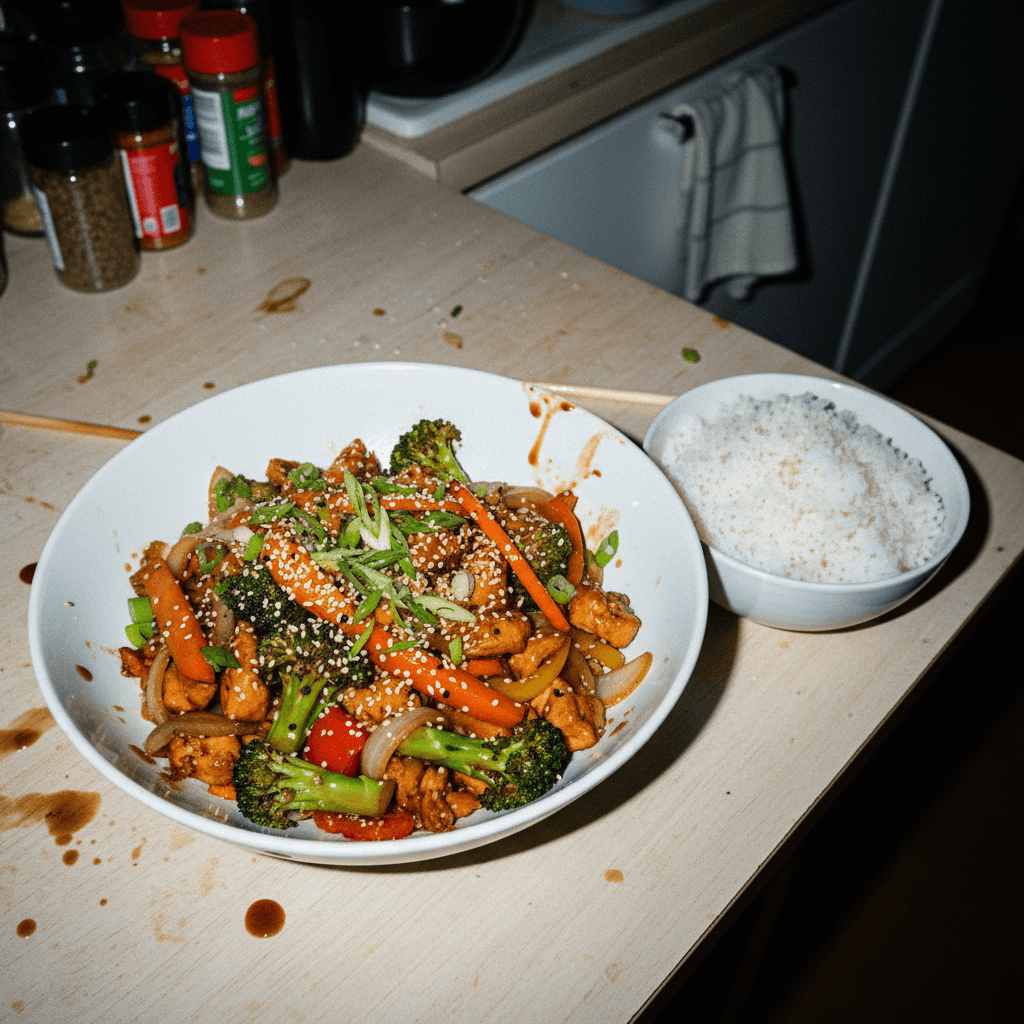 Quick Chicken and Vegetable Stir-Fry