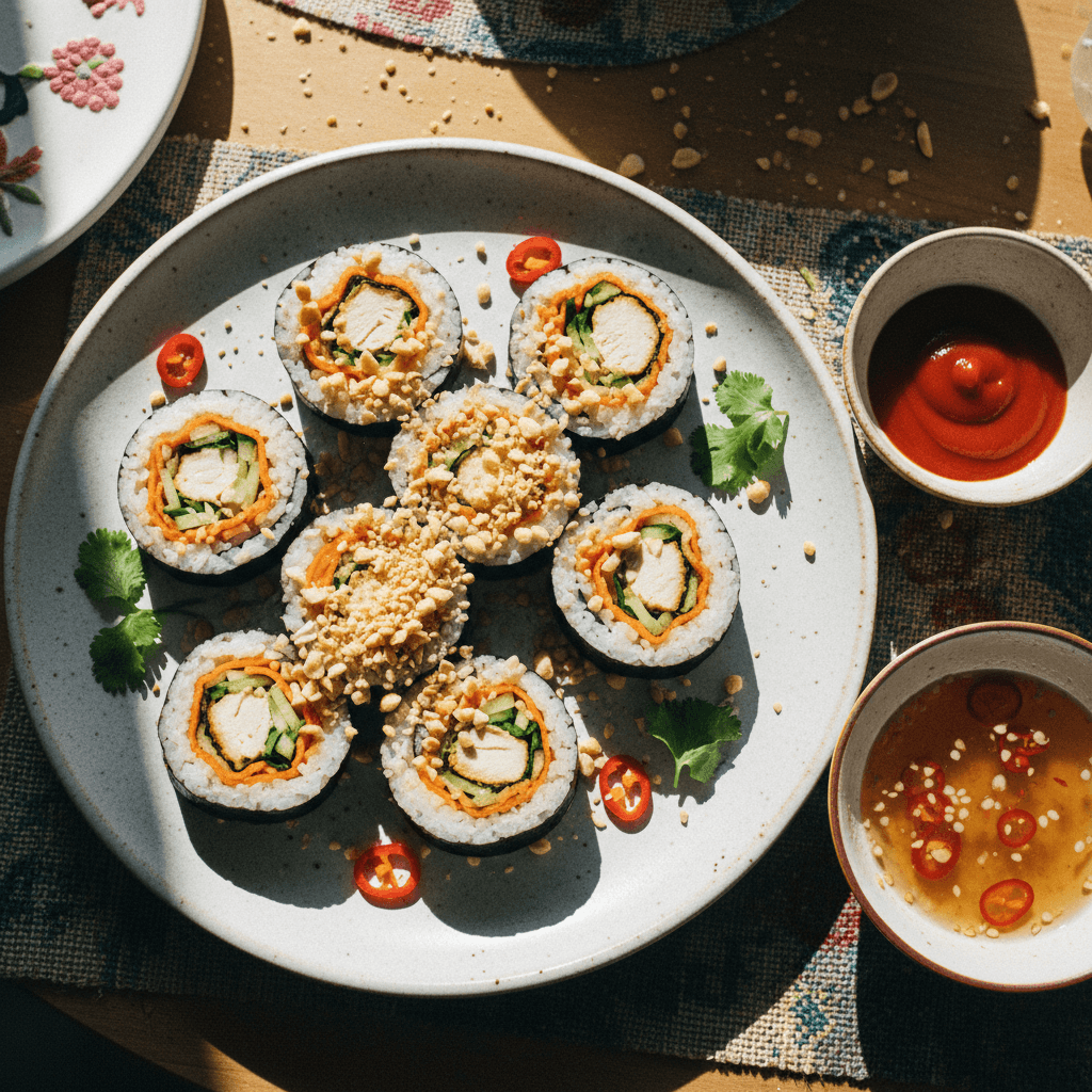 Lemongrass Chicken Gimbap