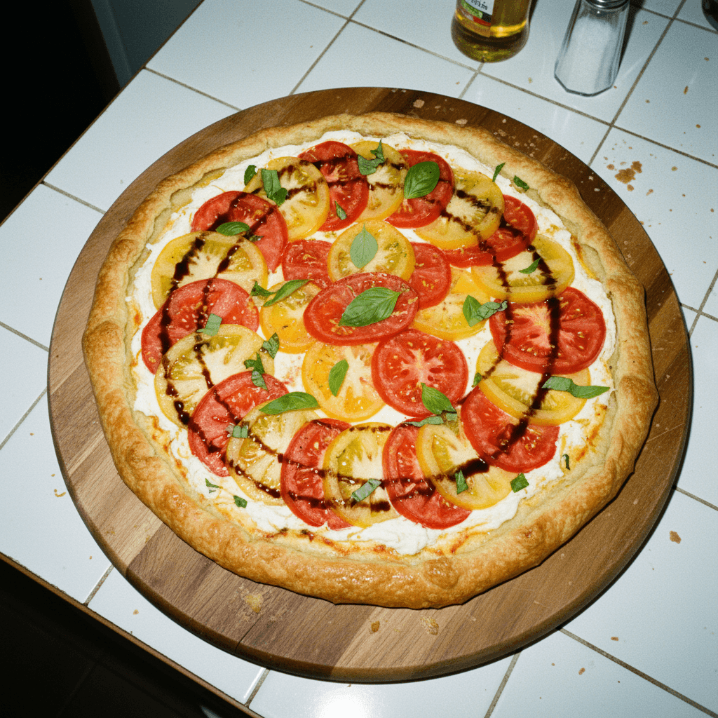 Summer Tomato Tart with Lemon-Orange Ricotta