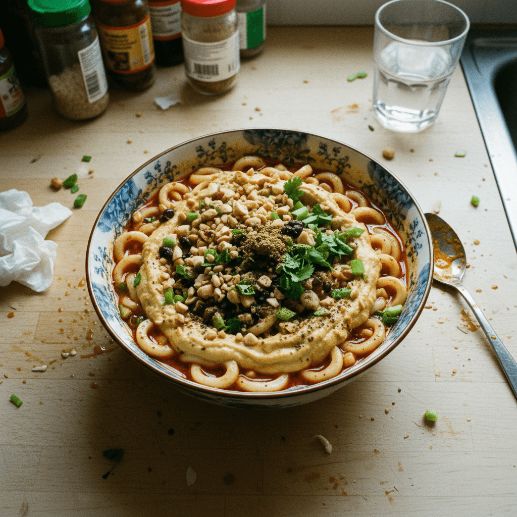 2AM Chongqing Noodles (Chickpea Style)