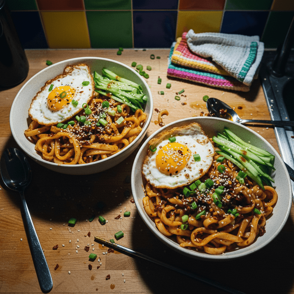 Garlic Chili Oil Noodles