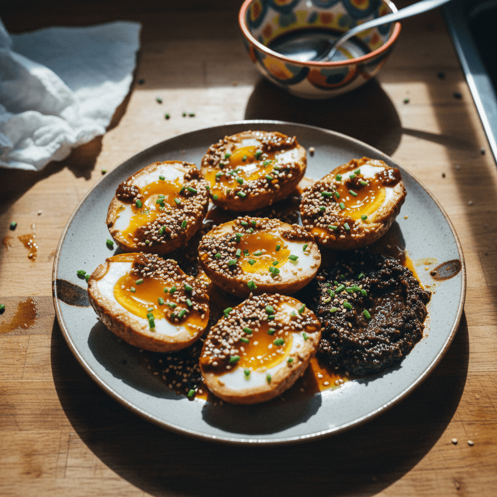 Runny Yolk Tiger Skin Eggs