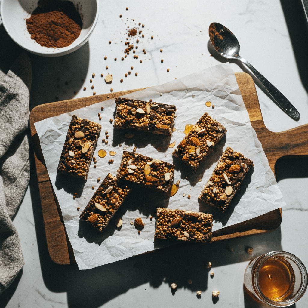 Homemade Chocolate Quinoa Bar