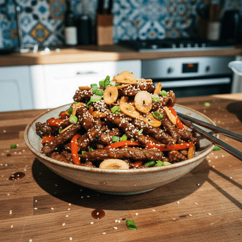 Crispy Garlic Beef