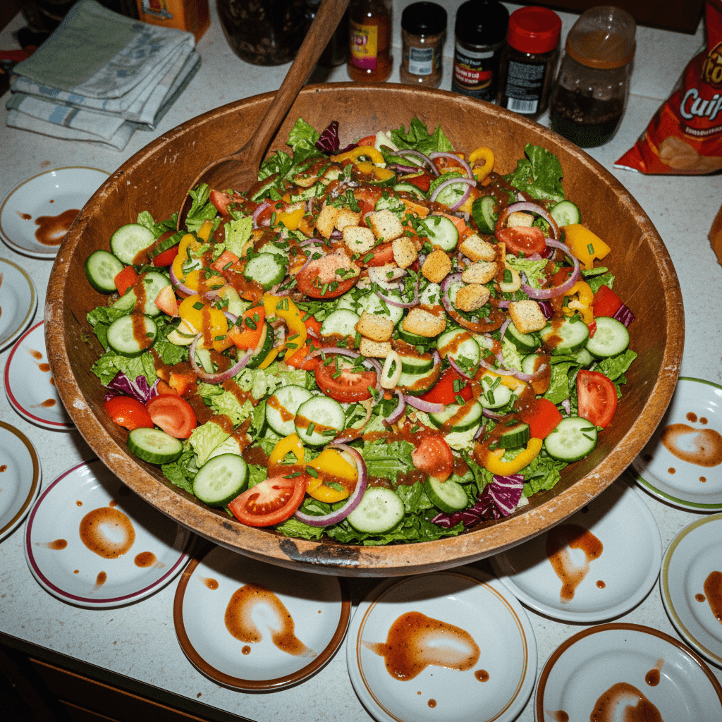 Classic Garden Salad with Vinaigrette