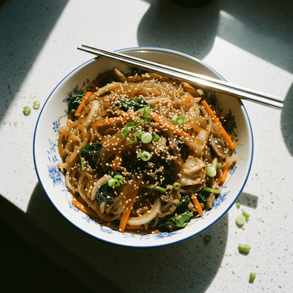 One-Pot Rice Cooker Japchae