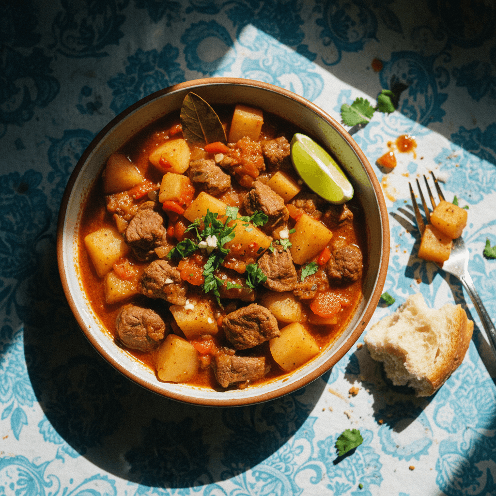 Cuban Carne con Papas