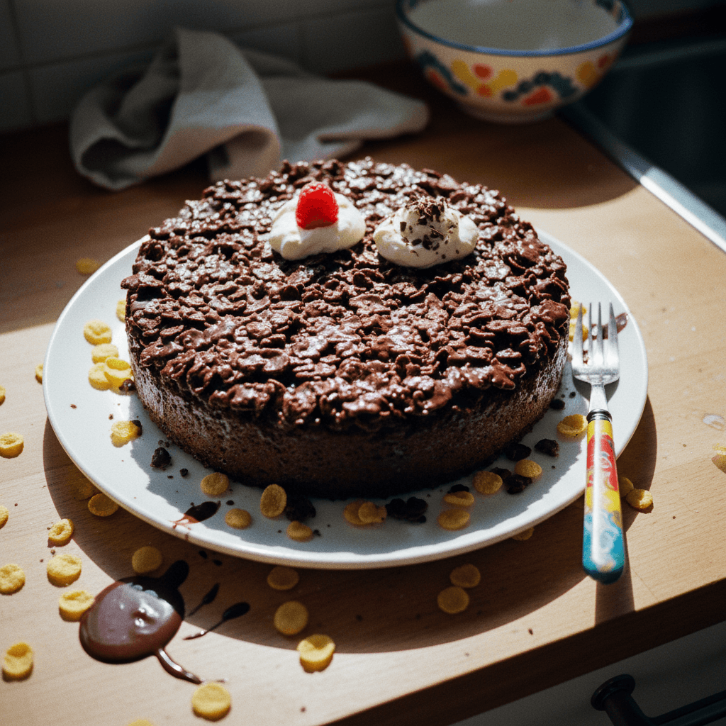 Crunchy Chocolate Cake
