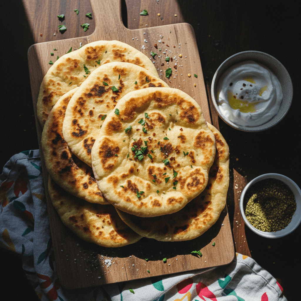 Easy Yogurt Flatbreads