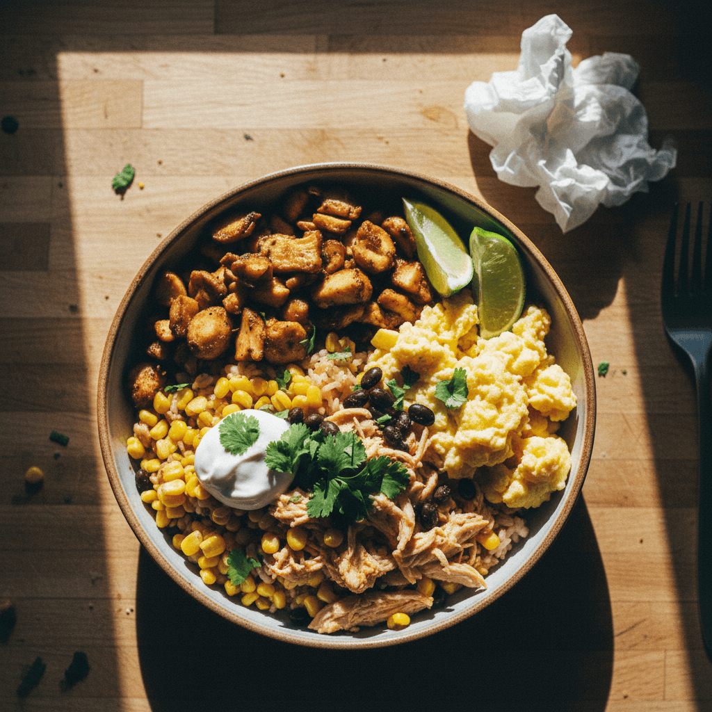 Street Style Chicken Burrito Bowl