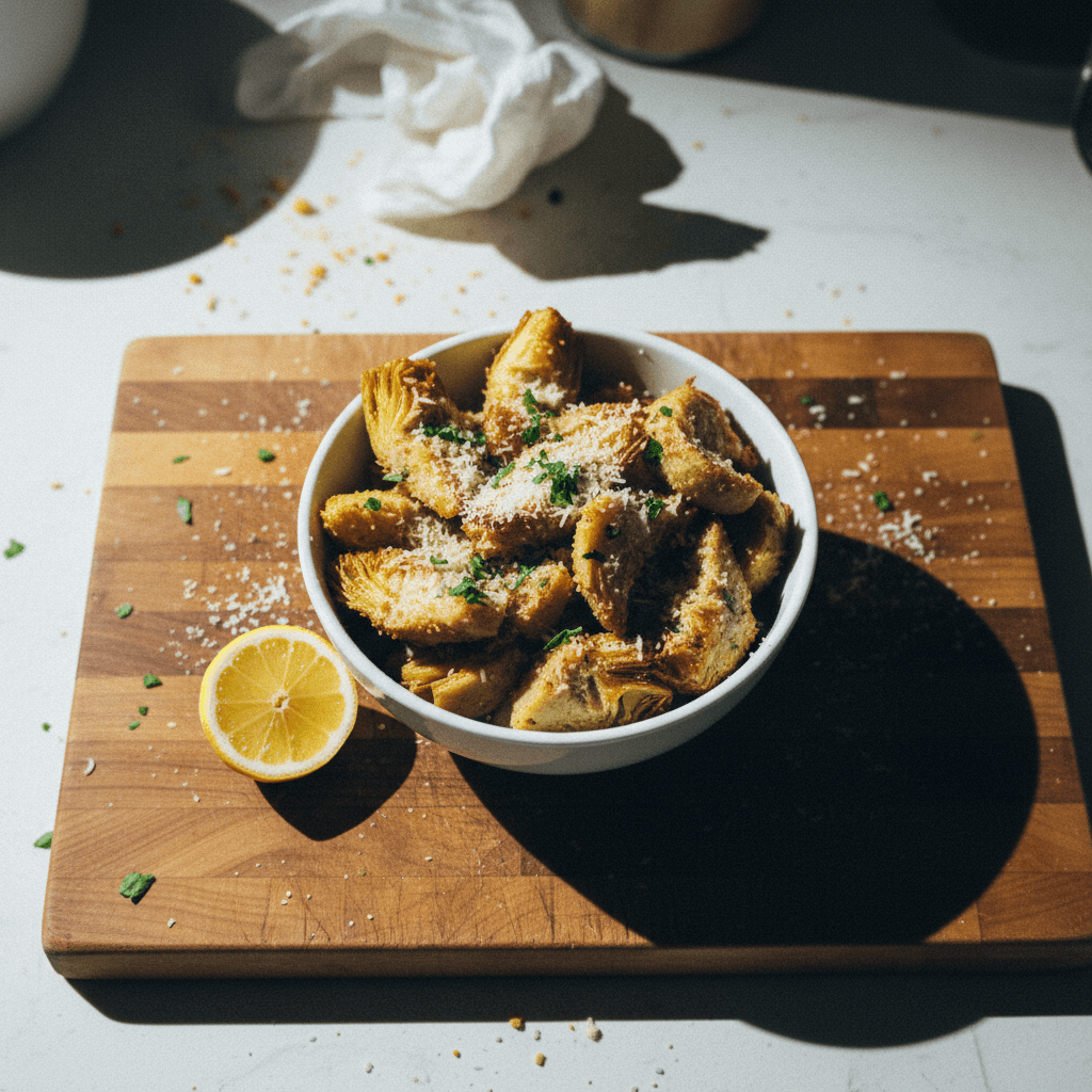 Air Fryer Artichoke Hearts