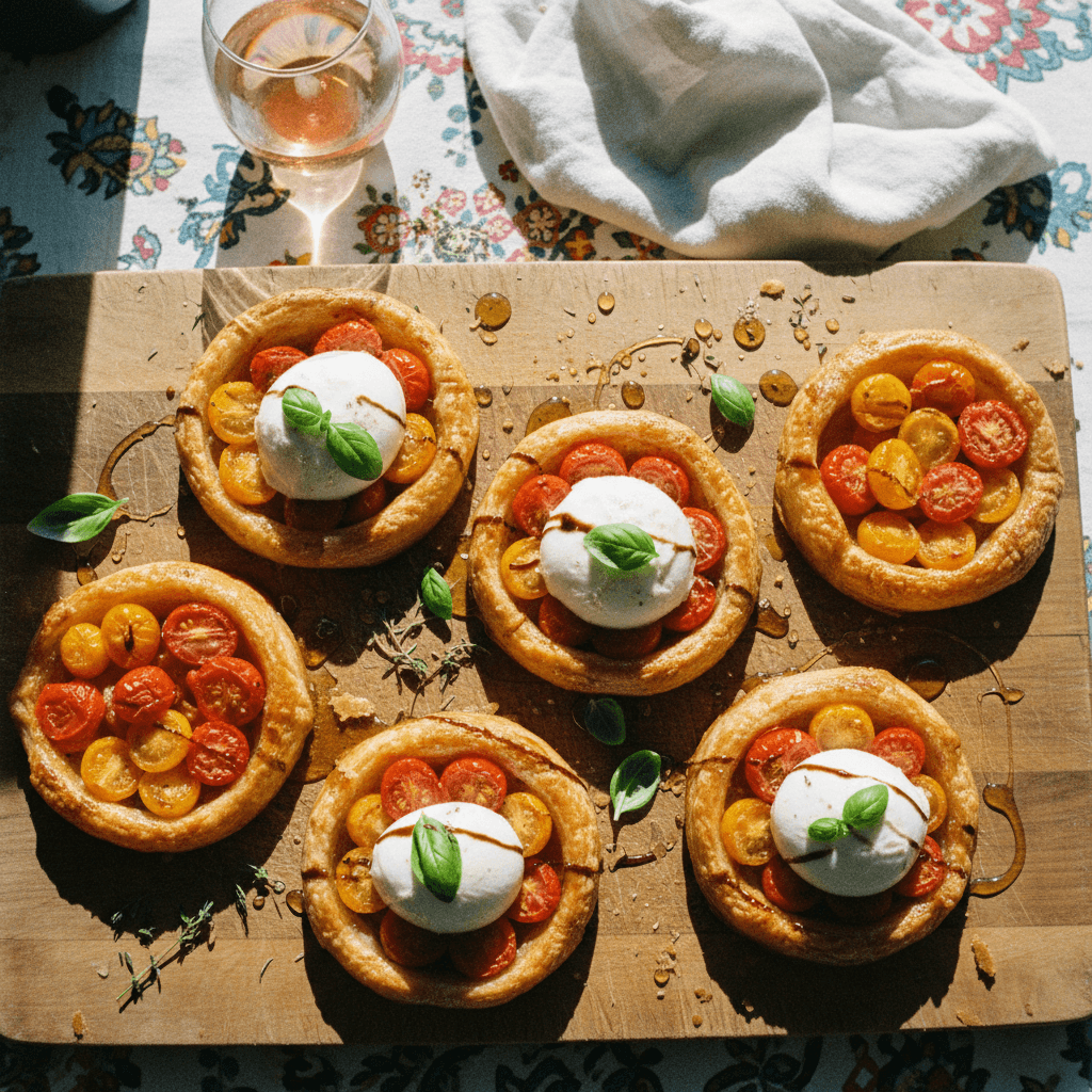 Cherry Tomato Tarte Tatin