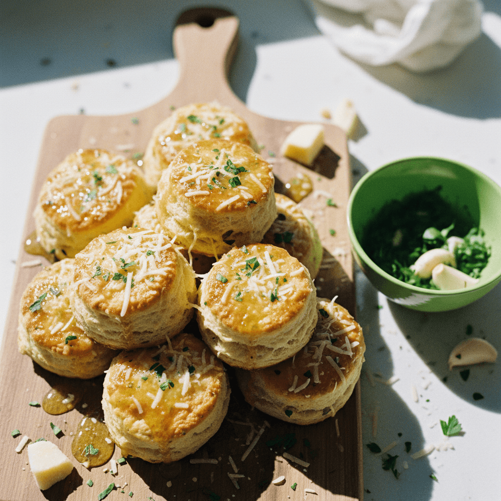 Garlic Parmesan Cheeseburger Bombs
