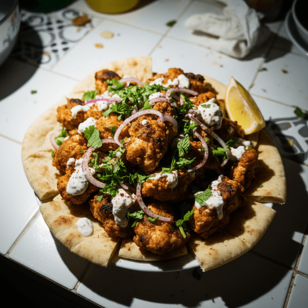 Crispy Chicken Shawarma