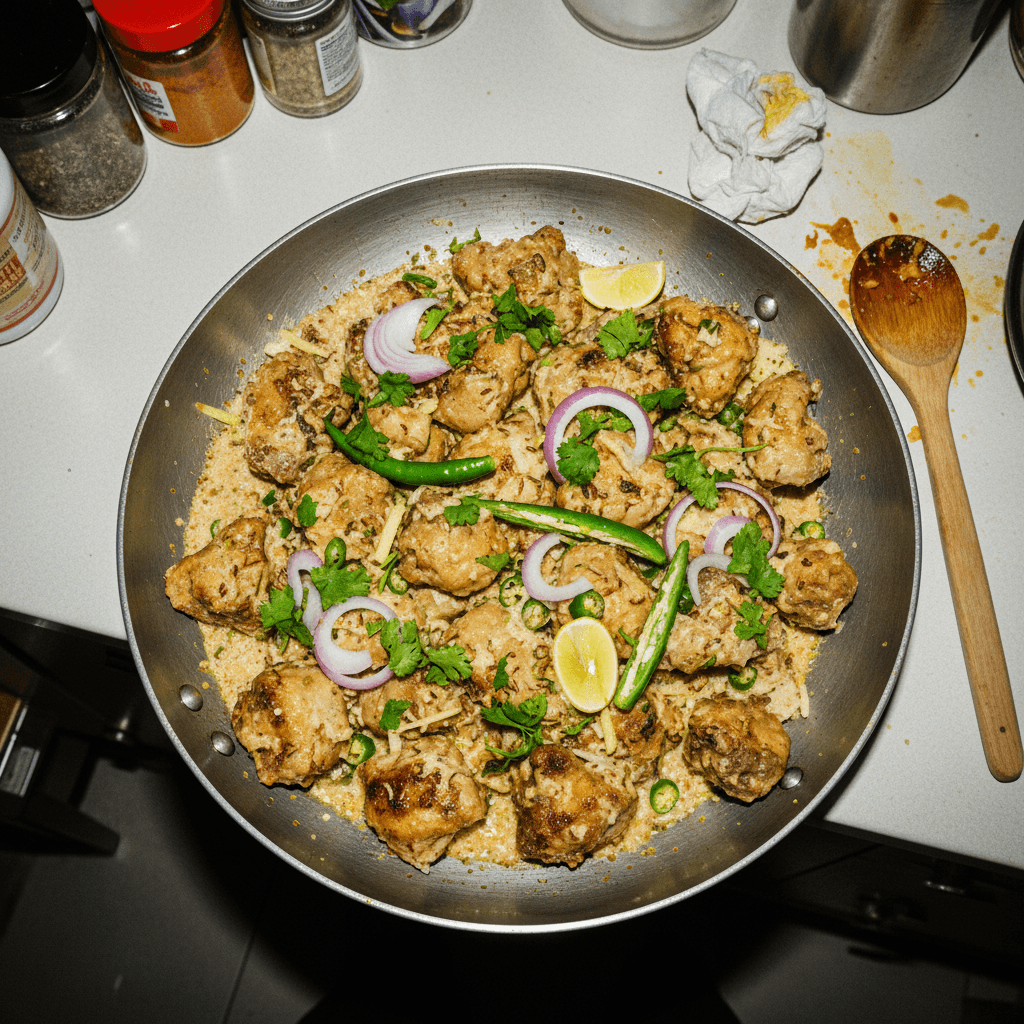 Tawa Fry Mutton Malai Chops