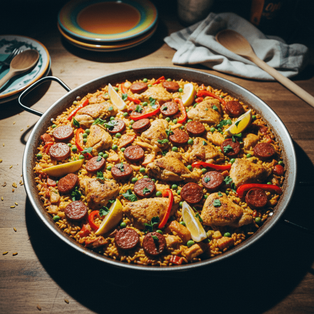 Classic Chicken Chorizo Paella