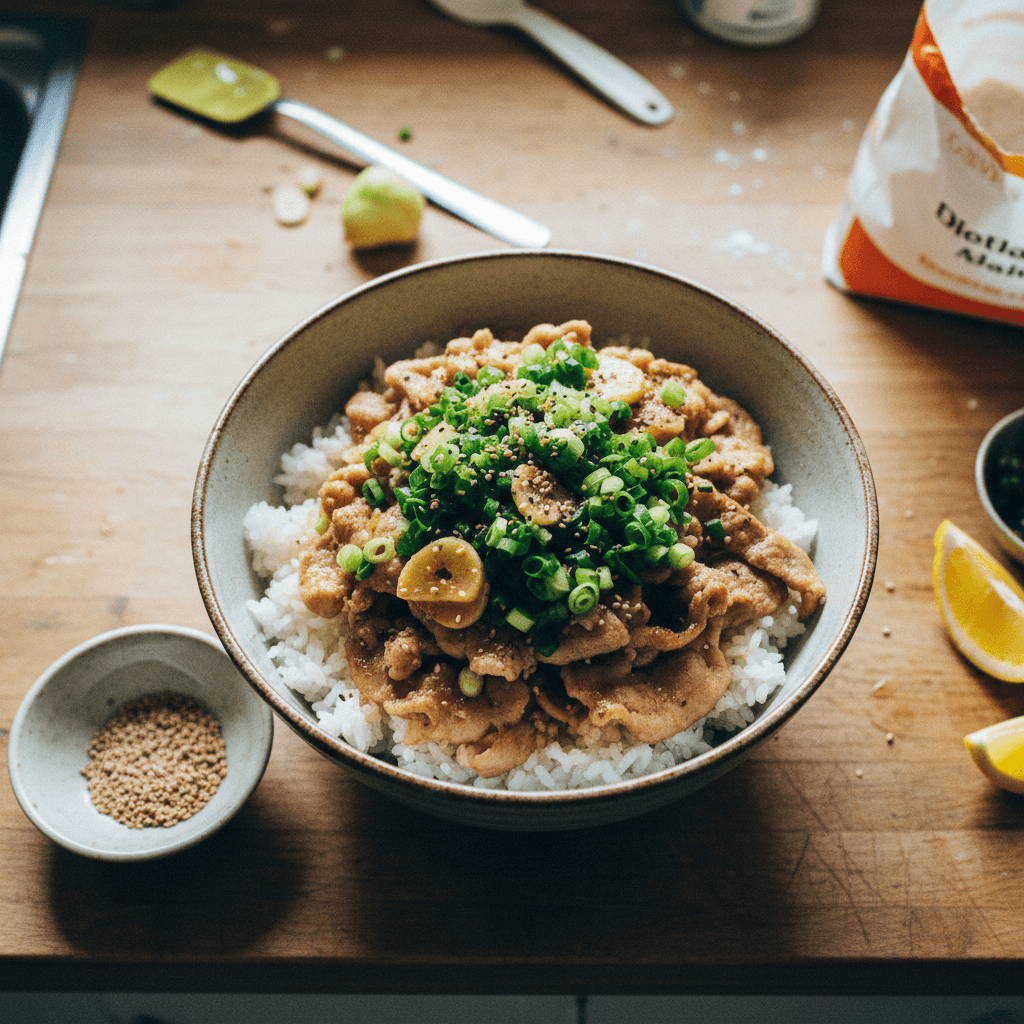 Negishio Pork Rice Bowl