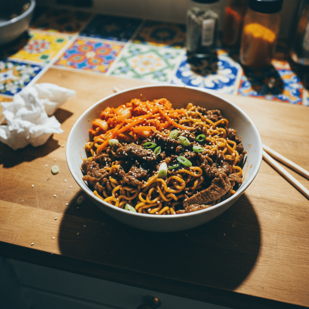 Beef Bulgogi Noodles