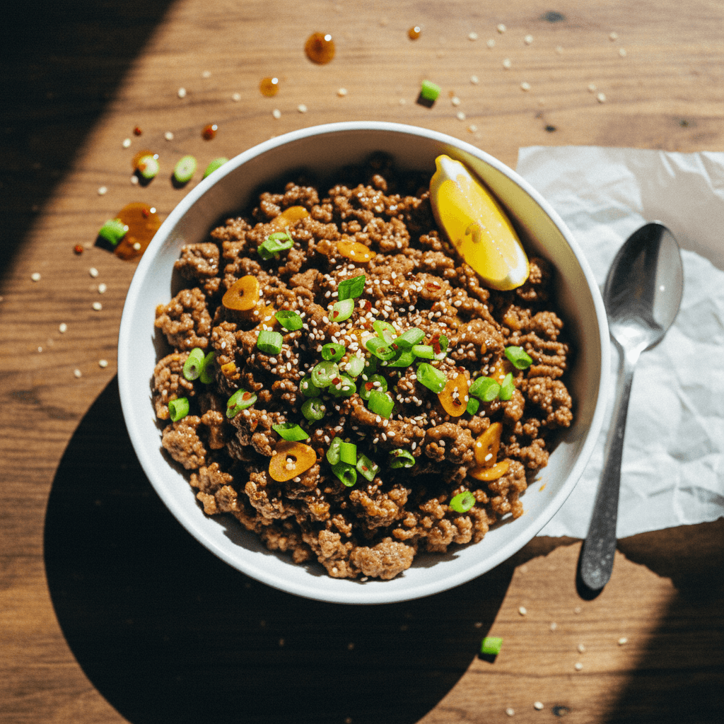 Garlic Butter Ground Beef