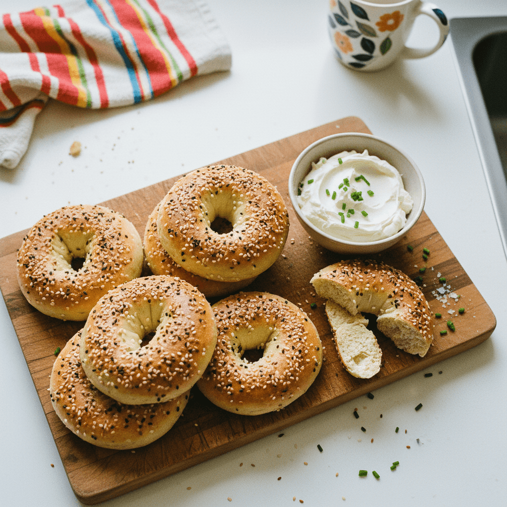Viral 2-Ingredient Cottage Cheese Bagels