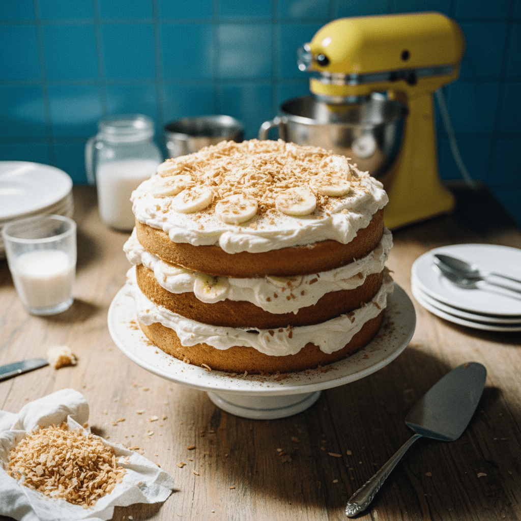 World's Best Cake With Banana & Coconut