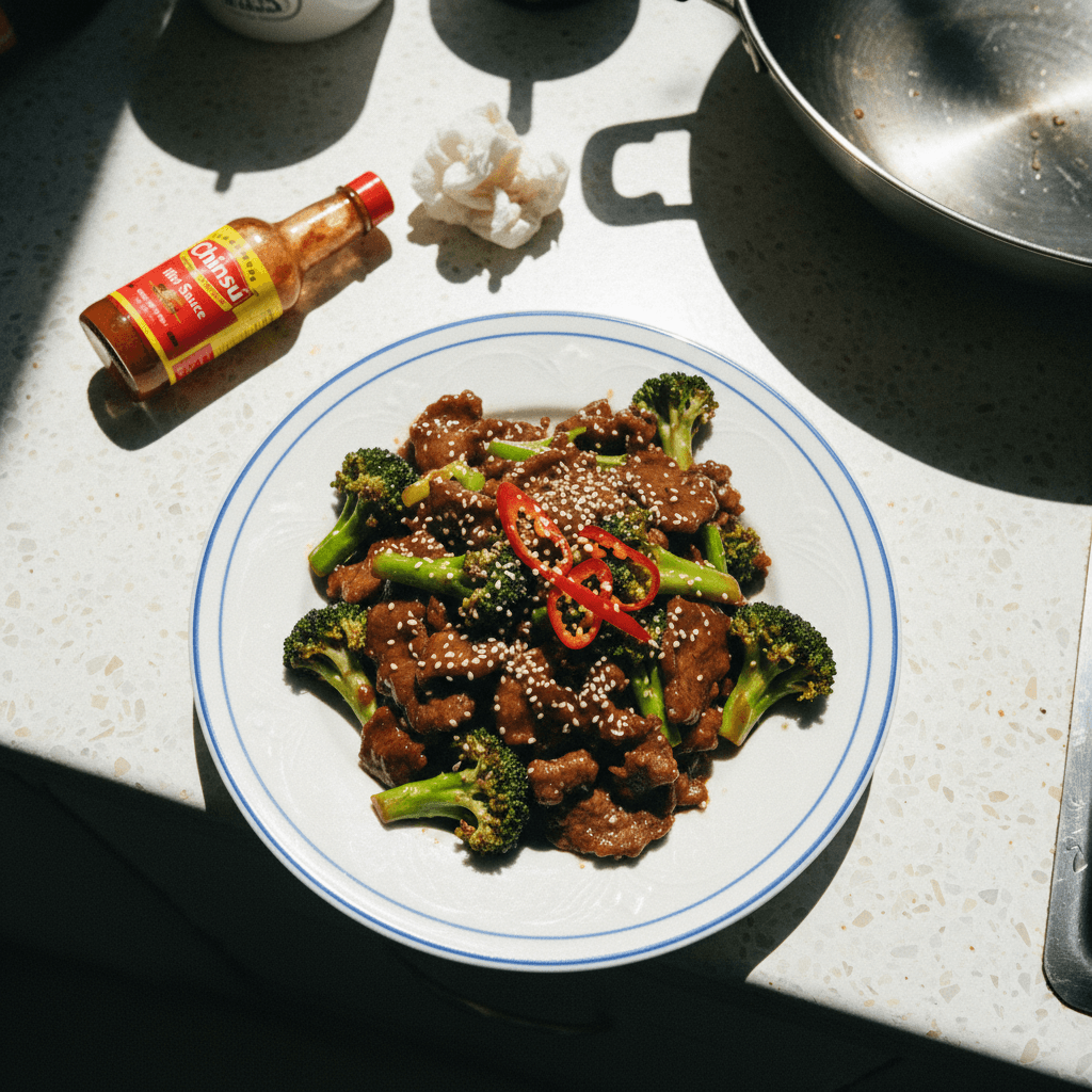 Spicy Beef & Broccoli