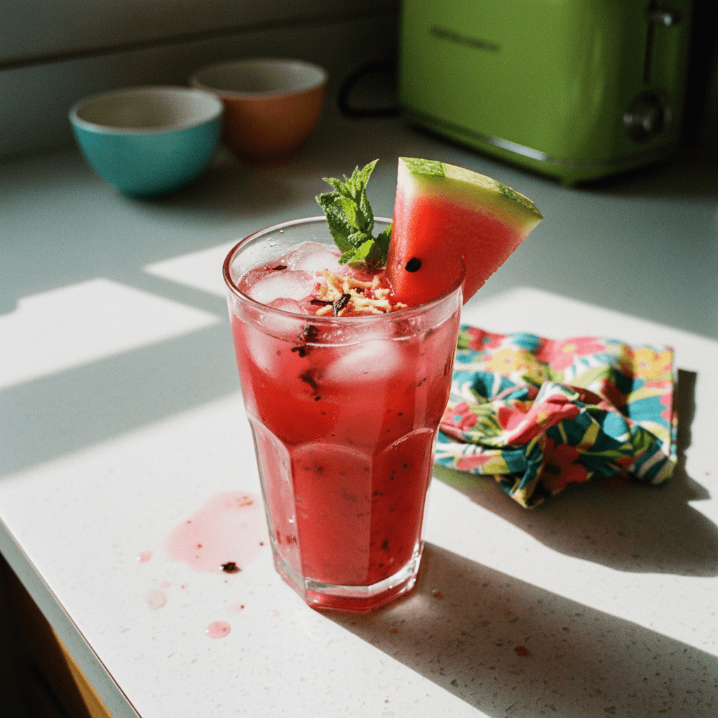 Hibiscus Watermelon & Ginger Cooler