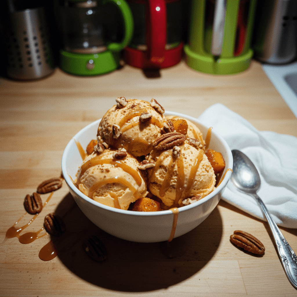 Sweet Potato Butter Pecan Ice Cream