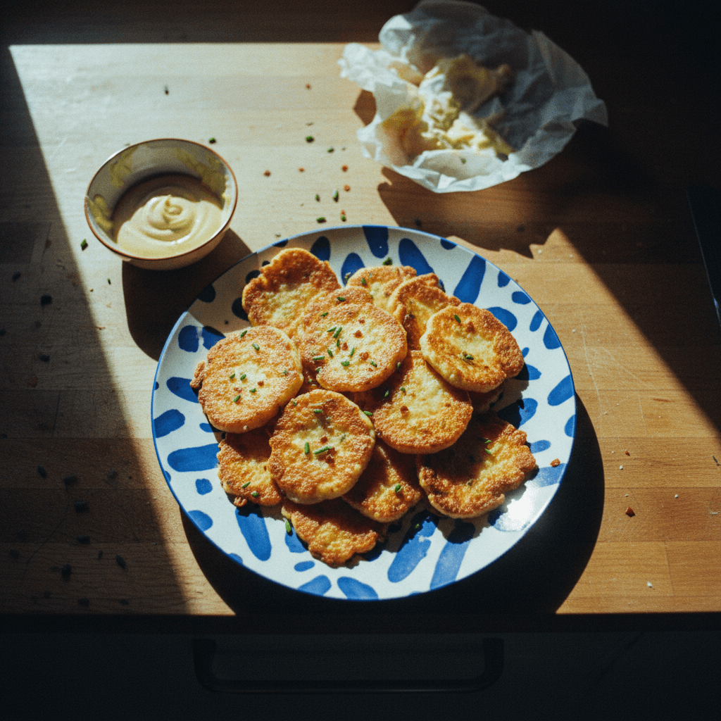 Snack de queso en 10 minutos