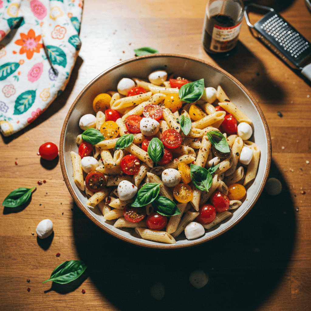 TJ's Caprese-ish Pasta Salad