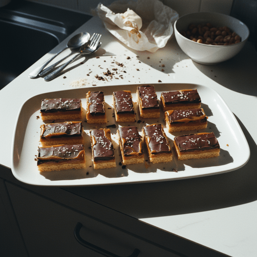 Healthy Twix Bars
